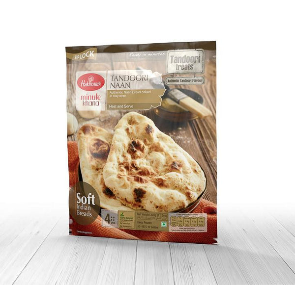 HALDIRAM'S FROZEN TANDOORI NAAN 4 PCS