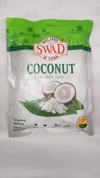 Swad Coconut Slice Cut (Frozen)