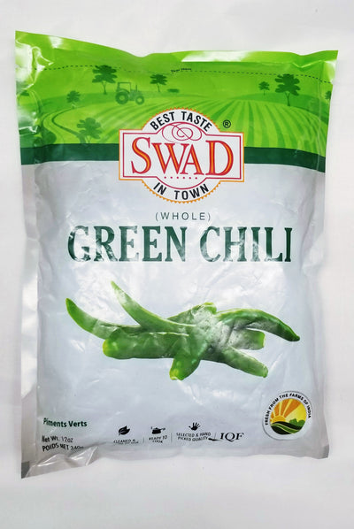 Swad Green Chili (Frozen)