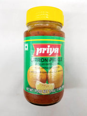 Priya Citron Pickle in Oil (Without Garlic)