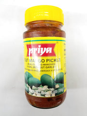 Priya Cut Mango Pickle in Oil (Without Garlic)