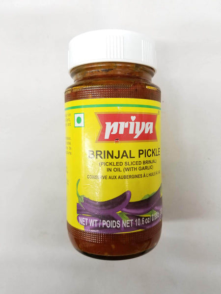 Priya Brinjal Pickle in Oil (With Garlic)