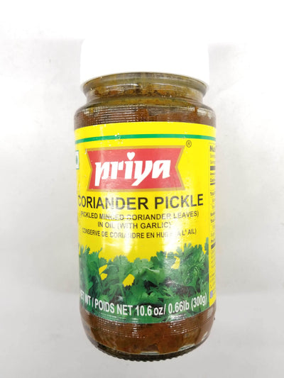 Priya Coriander Pickle in Oil (With Garlic)