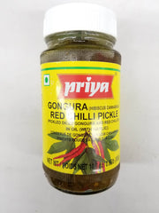 Priya Gongura Red Chilli Pickle in Oil (With Garlic)