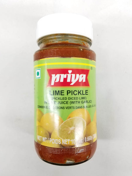 Priya Lime Pickle In Lime Juice (With Garlic)