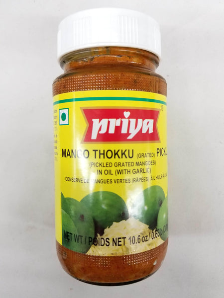 Priya Mango Thokku Pickle in Oil (With Garlic)