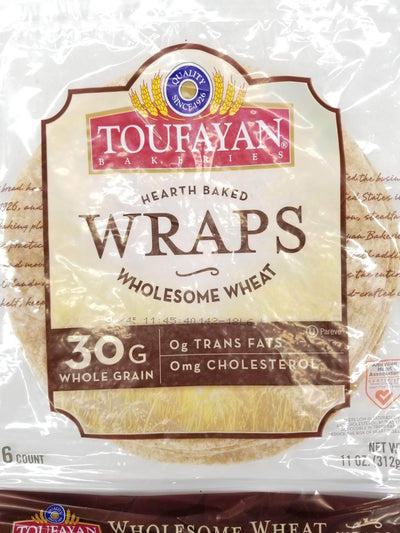 Toufayan Wraps Wholesome Wheat