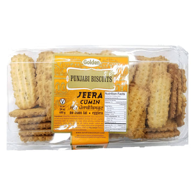 Golden Punjabi Biscuits Jeera