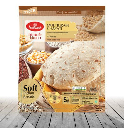 HALDIRAM'S FROZEN MULTIGRAIN CHAPATI 12 PCS