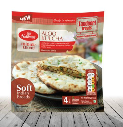 HALDIRAM'S FROZEN ALOO KULCHA 4 PCS