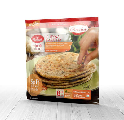 HALDIRAM'S FROZEN  PUDINA PARATHA 6 PCS