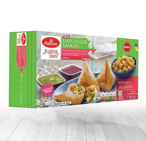 Haldiram's Oats Veggi Samosa (Frozen)