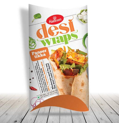 Haldiram's Paneer Tikka Wrap (Frozen)