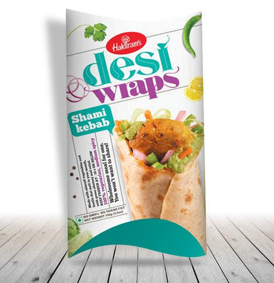 Haldiram's Shami Kabab Wrap (Frozen)