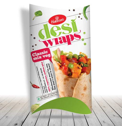 Haldiram's Classic Mix Veg Wrap (Frozen)