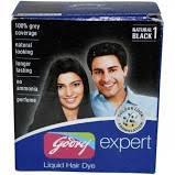 GODREJ LIQUID HAIR DYE BLACK 1 (SMALL )