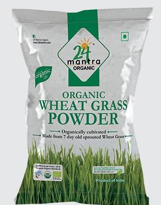 24 Mnatra Organic Wheat Grass powder