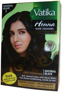VATIKA NATURAL BLACK HENNA COLOR POWDER