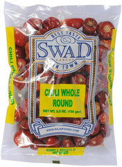 SWAD WHOLE CHILLI (ROUND) 100 GM