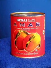 Desai Amar Ratnagiri mango Pulp (Sweetened)